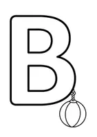Vorschau - Mal- und Bastelvorlagen - Ausmalbilder zu Anlautrap - Buchstabeneinführung - Seite 1