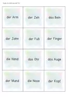 Vorschau - Arbeitsblätter - Sprachförderung Körper - Seite 3