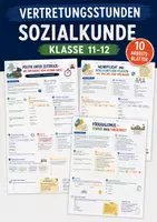 Vorschau - Stundenentwürfe - Vertretung Sozialkunde Klasse 11-12 | 10 Arbeitsblätter - Deckblatt