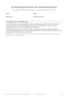Vorschau - Fördermaterial/Inklusion - Lernstandserfassung Kindergarten - Mitte 2. Kiga - Schweiz - Deckblatt