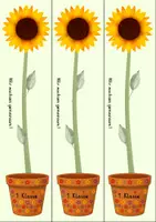 Vorschau - Mal- und Bastelvorlagen - Schulstart Geschenk - Sonnenblume - Growth mindset - Seite 2