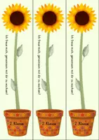 Vorschau - Mal- und Bastelvorlagen - Schulstart Geschenk - Sonnenblume - Growth mindset - Seite 3