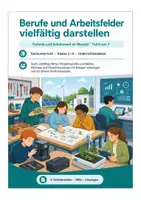 Vorschau - Arbeitsblätter - Sachunterricht Klasse 3–4: Berufe und Arbeitsfelder vielfältig darstellen – Teil 6 von 7 - Deckblatt