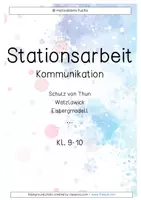 Vorschau - Arbeitsblätter - Materialpaket Stationsarbeit und LEK Kommunikation - Seite 1