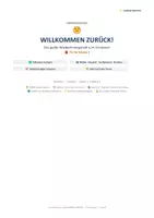 Vorschau - Arbeitsblätter - Willkommen zurück, Fit für Klasse 2 bis 5, Mathe, Deutsch - Seite 2