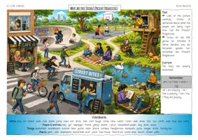 Vorschau - Arbeitsblätter - AB Present Progressive (Wimmelbild) - Deckblatt