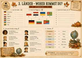 Vorschau - Arbeitsblätter - VKL mit Herz: Länder_Artikel_Zahlen DAZ - Seite 3