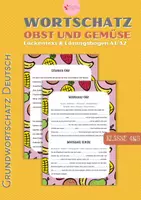 anteprima - Esercizi - Lessico Fondamentale Tedesco FRUTTA E VERDURA Alltagsdeutsch DaF A1 - Pagina di copertina