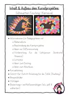 Vorschau - Stundenentwürfe - Kunst FASCHING | KARNEVAL: Silhouettenbilder - Seite 2