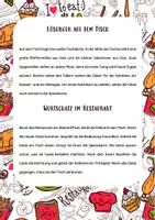 anteprima - Esercizi - Lessico Fondamentale Tedesco AL RISTORANTE Alltagsdeutsch DaF A1 - Pagina 2