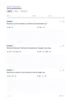 Vorschau - Test - Test · Terme ausklammern · Test A und B in zwei Stufen mit Lösungen - Seite 1