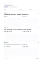 Vorschau - Test - Test · Terme ausklammern · Test A und B in zwei Stufen mit Lösungen - Seite 3