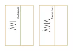 Vista previa - Hojas de trabajo - Tarjetas en Valenciano- Familia - página 2