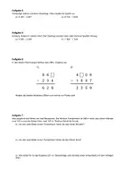 Vorschau - Arbeitsblätter - Mathematik: Grundrechenarten - Schriftliche Subtraktion (Empfehlung Gymnasium Klasse 5) - Seite 1
