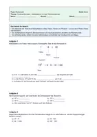 Vorschau - Arbeitsblätter - Mathematik: Grundrechenarten - Multiplikation im Kopf/ Zehnerpotenzen (Empfehlung Gymnasium Klasse 5) - Deckblatt