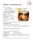 Vorschau - Arbeitsblätter - Campus C1 – Akkusativ Singular & Plural - Seite 1