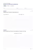 Vorschau - Test - Test - Summen und Differenzen multiplizieren - Test A und B in zwei Stufen - Seite 1