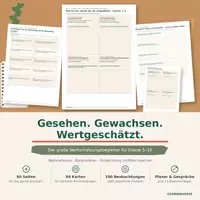 Vorschau - Arbeitsblätter - Gesehen. Gewachsen. Wertgeschätzt. | Der große Wertschätzungsbegleiter - Deckblatt