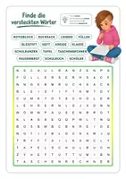 Vorschau - Arbeitsblätter - Suchsel Schulstart (inkl. Lösungen) - Seite 3