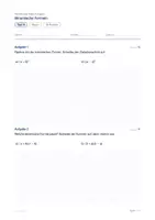 Vorschau - Test - Test - Binomische Formeln - Test A und B in zwei Stufen - Seite 1