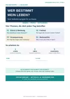 Vorschau - Stundenentwürfe - Ethik 8. Klasse Projektmappe für ein ganzes Halbjahr - Seite 1