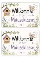 Vorschau - Anderer Materialtyp - Türschild: Willkommen in der Mäuseklasse - Seite 3
