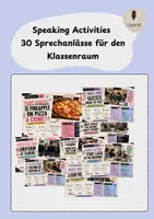 Vorschau - Poster - Speaking Activities – 30 Sprechanlässe für den Klassenraum - Deckblatt