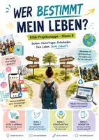 Vorschau - Stundenentwürfe - Ethik 8. Klasse Projektmappe für ein ganzes Halbjahr - Deckblatt