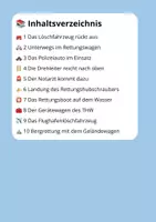 Vorschau - Stundenentwürfe - Lesetraining Einsatzfahrzeuge | Leseverständnis Klasse 3 - Seite 1