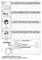 Vorschau - Arbeitsblätter - Sätze schreiben (Abschreiben, Großschreibung, Purzelsätze) - Seite 2