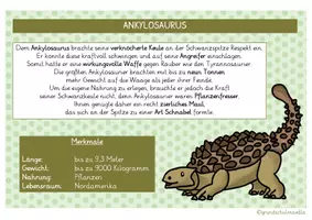 Vorschau - Stationenlernen - INFOKARTEN: Dinosaurier - Die verschiedenen Arten - Seite 2