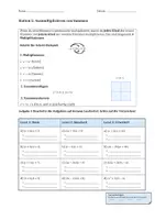 Vorschau - Arbeitsblätter - Terme und Gleichungen-Ausmultiplizieren /Ausklammern /Zusamenfassen - Seite 2