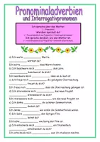 anteprima - Esercizi - Grammatica Tedesca Pronominaladverbien und Interrogativpronomen Avverbi pronominali e pronomi interrogativi QCER B1 B2 - Pagina 3