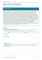 Vorschau - Arbeitsblätter - Materialpaket – Geschichte Klasse 7 – Arbeitsblätter - Seite 1