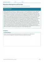 Vorschau - Arbeitsblätter - Arbeitsblatt Geschichte Klasse 8 – Napoleon Bonaparte und Europa - Deckblatt