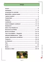 Vorschau - Arbeitsblätter - Lapbook Wald | Sachunterricht Klasse 3-4 Grundschule | Bäume, Stockwerke, Waldtiere, Laubbäume, Nadelbäume, Pilze, Tierspuren | Bastelvorlagen Kopiervorlagen - Seite 2