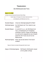 Vorschau - Anderer Materialtyp - Theaterstück: Der Wettbewerb der Tiere - Seite 1