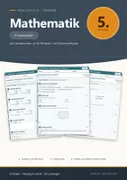 Vorschau - Klassenarbeiten - Lernzielkontrolle Mathematik 5 Realschule - Deckblatt