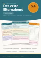 Vorschau - Präsentationen/Tafelbilder - Der erste Elternabend - Ablauf, Präsentation & Protokoll Kl. 5/6 - Deckblatt