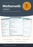 Vorschau - Test - Lernzielkontrollen Mathematik Gymnasium Klasse 7 – A/B - Deckblatt