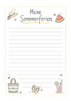 Vorschau - Mal- und Bastelvorlagen - Meine Ferienmomente | Kreativer Schreibanlass nach den Sommerferien - Seite 3