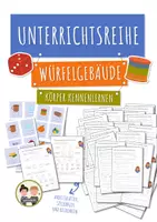 Vorschau - Stundenentwürfe - Unterrichtsreihe: Würfelgebäude – Geometrische Körper kennenlernen | Mathematik Grundschule Klasse 2–3 - Deckblatt