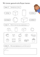Vorschau - Stundenentwürfe - Unterrichtsreihe: Würfelgebäude – Geometrische Körper kennenlernen | Mathematik Grundschule Klasse 2–3 - Seite 2