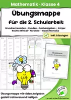 Vorschau - Arbeitsblätter - Übungsmappe zur 2. Mathematikschularbeit | Rechnen, Runden, Geometrie & Gewichte - Seite 1