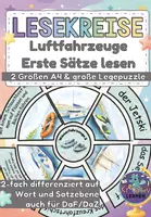 Vorschau - Anderer Materialtyp - Legekreis Wasserfahrzeuge 2 – Wort & Satz | Lesen, Wortschatz, DaZ/DaF Grundschule - Deckblatt