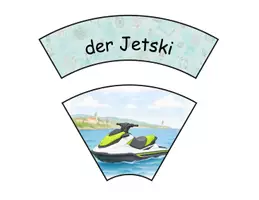 Vorschau - Anderer Materialtyp - Legekreis Wasserfahrzeuge 2 – Wort & Satz | Lesen, Wortschatz, DaZ/DaF Grundschule - Seite 3