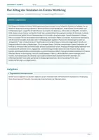 Vorschau - Arbeitsblätter - Materialpaket – Geschichte Klasse 9 – Arbeitsblätter - Deckblatt