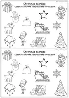 Aperçu - Cartes / Images - Anglais - Christmas exercise - P2 - Page de couverture