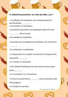 anteprima - Esercizi - Grammatica tedesca all'Oktoberfest – Präpositionen Adjektivdeklination & Infinitivkonstruktion A2 B1 - Pagina 3