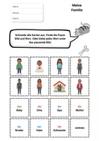 Vorschau - Arbeitsblätter - Hörverstehen DaZ A1 – Hörspiel „Meine Familie" interaktiv + Arbeitsblätter | Familie, Audio, QR-Code - Seite 3